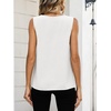 image:imageANRABESS Women Tank Tops Ruched Shoulder Dressy Blouse Business Casual Outfits Sleeveless V Neck Shirt Beach Vacation ClothesWhite