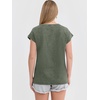 image:imageANRABESS Womens Acid Washed TShirt Cap Sleeve Vintage Casual Crew Neck Tops Summer Basic Tee 2026 Fashion ClothingArmy Green