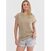 image:imageANRABESS Womens Acid Washed TShirt Cap Sleeve Vintage Casual Crew Neck Tops Summer Basic Tee 2026 Fashion ClothingBeige
