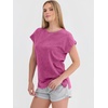 image:imageANRABESS Womens Acid Washed TShirt Cap Sleeve Vintage Casual Crew Neck Tops Summer Basic Tee 2026 Fashion ClothingHot Pink