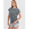 image:imageANRABESS Womens Acid Washed TShirt Cap Sleeve Vintage Casual Crew Neck Tops Summer Basic Tee 2026 Fashion ClothingLight Grey