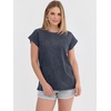image:imageANRABESS Womens Acid Washed TShirt Cap Sleeve Vintage Casual Crew Neck Tops Summer Basic Tee 2026 Fashion ClothingNavy Blue