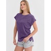 image:imageANRABESS Womens Acid Washed TShirt Cap Sleeve Vintage Casual Crew Neck Tops Summer Basic Tee 2026 Fashion ClothingPurple
