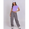 image:imageANRABESS Womens Basic Tee Summer Outfits Crewneck Short Sleeve Crop Tops Slim Fitted T Shirts Y2k 2026 Trendy ClothingLight Purple