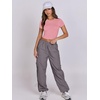 image:imageANRABESS Womens Basic Tee Summer Outfits Crewneck Short Sleeve Crop Tops Slim Fitted T Shirts Y2k 2026 Trendy ClothingPink