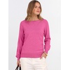 image:imageANRABESS Womens Long Sleeve Rolled Neck Casual Soft Lightweight Basic Pullover Sweater Top 2026 Fall Shirt Work OutfitsHot Pink