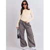 image:imageANRABESS Womens Long Sleeve Shirts Tight Fitted Going Out Crop Tops Crewneck Basic Tee Y2k Fall Outfits Teens Girls ClothesApricot