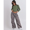 image:imageANRABESS Womens Long Sleeve Shirts Tight Fitted Going Out Crop Tops Crewneck Basic Tee Y2k Fall Outfits Teens Girls ClothesArmy Green