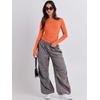 image:imageANRABESS Womens Long Sleeve Shirts Tight Fitted Going Out Crop Tops Crewneck Basic Tee Y2k Fall Outfits Teens Girls ClothesOrange