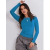 image:imageANRABESS Womens Long Sleeve Shirts Tight Fitted Going Out Crop Tops Crewneck Basic Tee Y2k Fall Outfits Teens Girls ClothesRoyal Blue