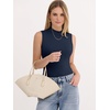 image:imageANRABESS Mock Neck Tops for Women Basic Soft Ribbed Slim Tank Tops Comfy for Yoga Lounge amp Office Versatile Summer ShirtNavy Blue