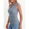 image:imageANRABESS Tank Tops for Women V Neck Sleeveless Sexy Top Ribbed Slim Fitted Tanks 2026 Casual Summer Daily Wear amp Going OutBlue