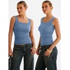 image:imageANRABESS Women Tank Tops Square Neck Fitted Tops 2026 Summer Basic Slim Sleeveless Shirts Casual Cute Travel Vacation ClothesLight Blue