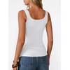 image:imageANRABESS Women Tank Tops Square Neck Fitted Tops 2026 Summer Basic Slim Sleeveless Shirts Casual Cute Travel Vacation ClothesWhite