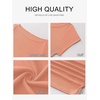 image:imageANRABESS Womens Cap Sleeve Boat Neck Ruched Crop Top Soft Ribbed Slim Fitted Tee Going Out Casual Shirt for SummerCoral