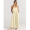 image:imageANRABESS Womens Jumpsuits Overalls Linen Wide Leg Jumpers Casual Summer Fall Outfits 2026 Beach Vacation Clothes with PocketsApricot