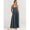 image:imageANRABESS Womens Jumpsuits Overalls Linen Wide Leg Jumpers Casual Summer Fall Outfits 2026 Beach Vacation Clothes with PocketsDark Grey
