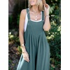 image:imageANRABESS Womens Jumpsuits Overalls Linen Wide Leg Jumpers Casual Summer Fall Outfits 2026 Beach Vacation Clothes with PocketsLake