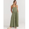 image:imageANRABESS Womens Jumpsuits Overalls Linen Wide Leg Jumpers Casual Summer Fall Outfits 2026 Beach Vacation Clothes with PocketsOlive