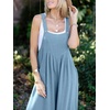 image:imageANRABESS Womens Jumpsuits Overalls Linen Wide Leg Jumpers Casual Summer Fall Outfits 2026 Beach Vacation Clothes with PocketsSky
