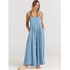 image:imageANRABESS Womens Jumpsuits Overalls Linen Wide Leg Jumpers Casual Summer Fall Outfits 2026 Beach Vacation Clothes with PocketsSky