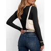 image:imageANRABESS Womens Long Sleeve Henley Tops  Ribbed Knit Shirts Slim Fit Stretchy Soft Breathable Fabric Fall Winter Layer Casual Work Travel VacationEvery Day WearBlack