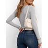image:imageANRABESS Womens Long Sleeve Henley Tops  Ribbed Knit Shirts Slim Fit Stretchy Soft Breathable Fabric Fall Winter Layer Casual Work Travel VacationEvery Day WearGrey