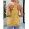 image:imageANRABESS Womens Sequin Tank Tops Sparkle Glitter Shirts Sexy Party Shimmer Camisole Sleeveless V Neck Summer Going Out VestGold