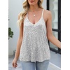 image:imageANRABESS Womens Sequin Tank Tops Sparkle Glitter Shirts Sexy Party Shimmer Camisole Sleeveless V Neck Summer Going Out VestSilver