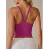 image:imageANRABESS Womens Sleeveless Crop Tops Soft Ribbed Y Back Tank Tops Summer Camisole for Going Out Athletic Gym and WorkoutHot Pink