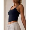 image:imageANRABESS Womens Sleeveless Crop Tops Soft Ribbed Y Back Tank Tops Summer Camisole for Going Out Athletic Gym and WorkoutNavy Blue