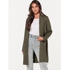image:imageANRABESS Cardigan Sweater for Women Casual 2026 Fall Fashion Coat Long Sleeve Open Front Knit Coatigan OutwearDark Green