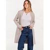 image:imageANRABESS Cardigan Sweater for Women Casual 2026 Fall Fashion Coat Long Sleeve Open Front Knit Coatigan OutwearLight Khaki