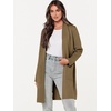 image:imageANRABESS Cardigan Sweater for Women Casual 2026 Fall Fashion Coat Long Sleeve Open Front Knit Coatigan OutwearOlive