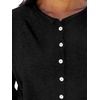 image:imageANRABESS Cardigan Sweaters for Women Oversized Button Down Long Sleeve Cardigans 2026 Spring Outfits Travel Holiday ClothesBlack