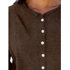 image:imageANRABESS Cardigan Sweaters for Women Oversized Button Down Long Sleeve Cardigans 2026 Spring Outfits Travel Holiday ClothesCoffee