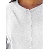 image:imageANRABESS Cardigan Sweaters for Women Oversized Button Down Long Sleeve Cardigans 2026 Spring Outfits Travel Holiday ClothesLight Grey