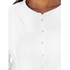 image:imageANRABESS Cardigan Sweaters for Women Oversized Button Down Long Sleeve Cardigans 2026 Spring Outfits Travel Holiday ClothesWhite