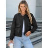 image:imageANRABESS Women Cropped Bomber Jacket 2026 Fashion Casual Trendy Varsity Y2k Jackets Fall OutfitsBlack