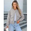 image:imageANRABESS Women Cropped Bomber Jacket 2026 Fashion Casual Trendy Varsity Y2k Jackets Fall OutfitsGrey