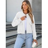 image:imageANRABESS Women Cropped Bomber Jacket 2026 Fashion Casual Trendy Varsity Y2k Jackets Fall OutfitsWhite