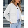 image:imageANRABESS Women Cropped Bomber Jacket 2026 Fashion Casual Trendy Varsity Y2k Jackets Fall OutfitsWhite