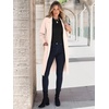 image:imageANRABESS Womens Cardigan Sweater 2026 Fall Outfits Knitted Lapel Long Coats CoatigansApricot