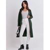 image:imageANRABESS Womens Cardigan Sweater 2026 Fall Outfits Knitted Lapel Long Coats CoatigansDeep Green