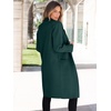 image:imageANRABESS Womens Cardigan Sweater 2026 Fall Outfits Knitted Lapel Long Coats CoatigansGreen