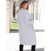 image:imageANRABESS Womens Cardigan Sweater 2026 Fall Outfits Knitted Lapel Long Coats CoatigansGrey Purple