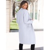 image:imageANRABESS Womens Cardigan Sweater 2026 Fall Outfits Knitted Lapel Long Coats CoatigansLight Blue