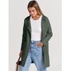image:imageANRABESS Womens Cardigan Sweater Open Front Knit Long Coatigan Dressy Casual Jacket Coat 2026 Fall Outfits Classy ClothesArmy Green