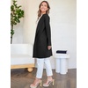 image:imageANRABESS Womens Cardigan Sweater Open Front Knit Long Coatigan Dressy Casual Jacket Coat 2026 Fall Outfits Classy ClothesBlack