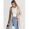 image:imageANRABESS Womens Cardigan Sweater Open Front Knit Long Coatigan Dressy Casual Jacket Coat 2026 Fall Outfits Classy ClothesBright Tan